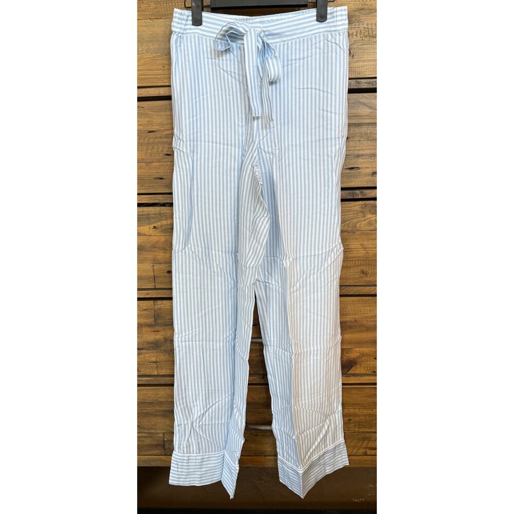 Ettitude Womens Small Bamboo Lyocell Pajama Lounge Pants Striped